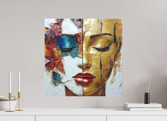 50 x 50 cm, TELA OPACA SU TELAIO Soul Colors