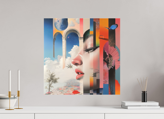 50 x 50 cm, TELA OPACA SU TELAIO Inner World