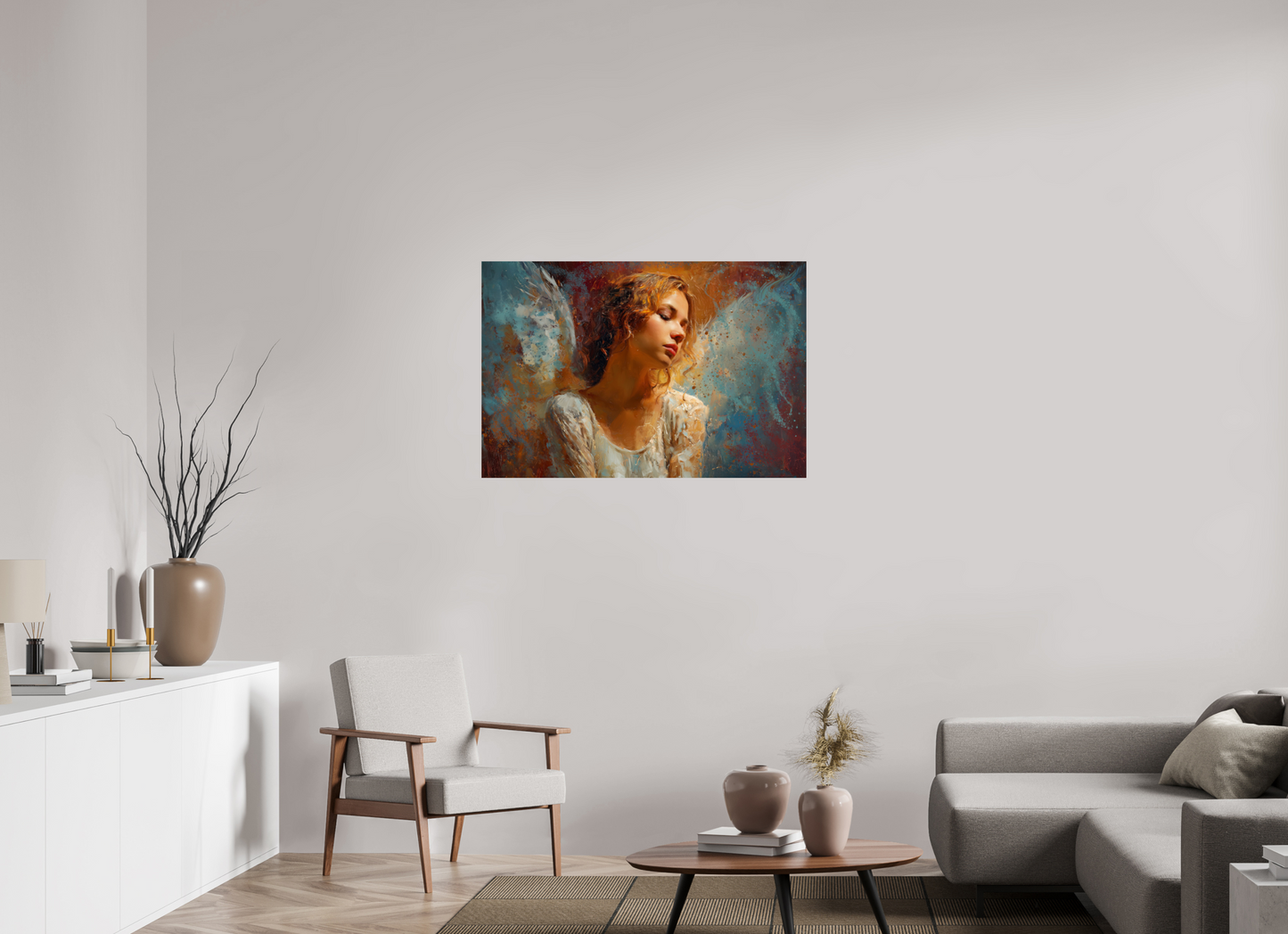 105 x 70 cm, Fine Art Pearl su alluminio dibond Noble Heart
