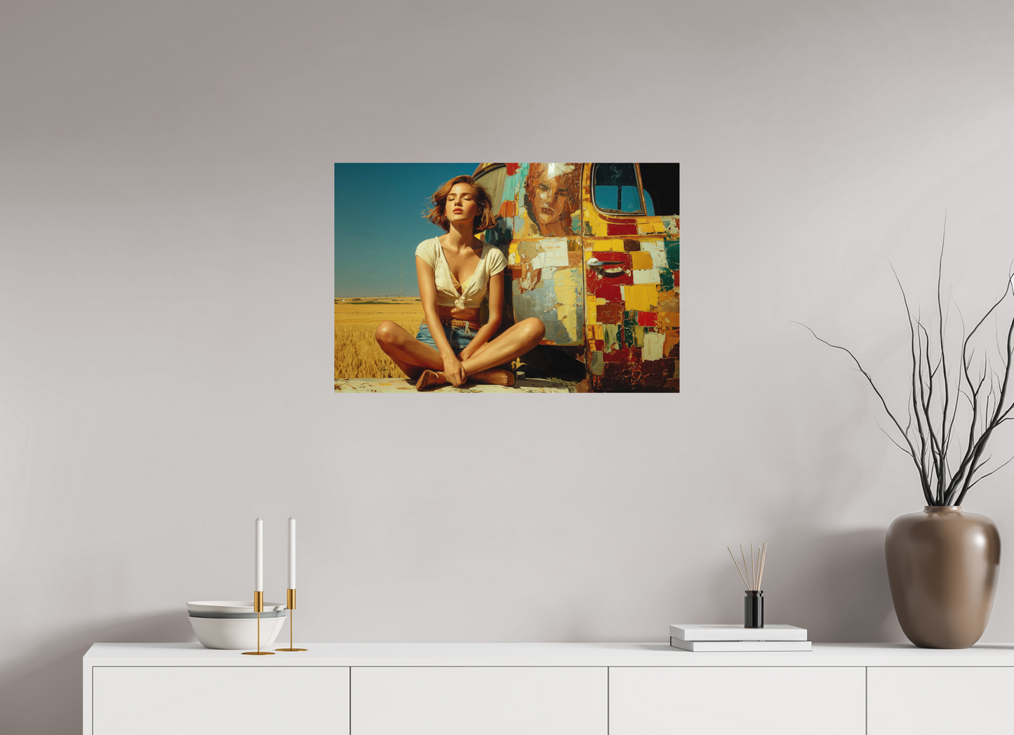 75 x 50 cm, Fine Art Canson Photographique su alluminio dibond Harvest of Moments