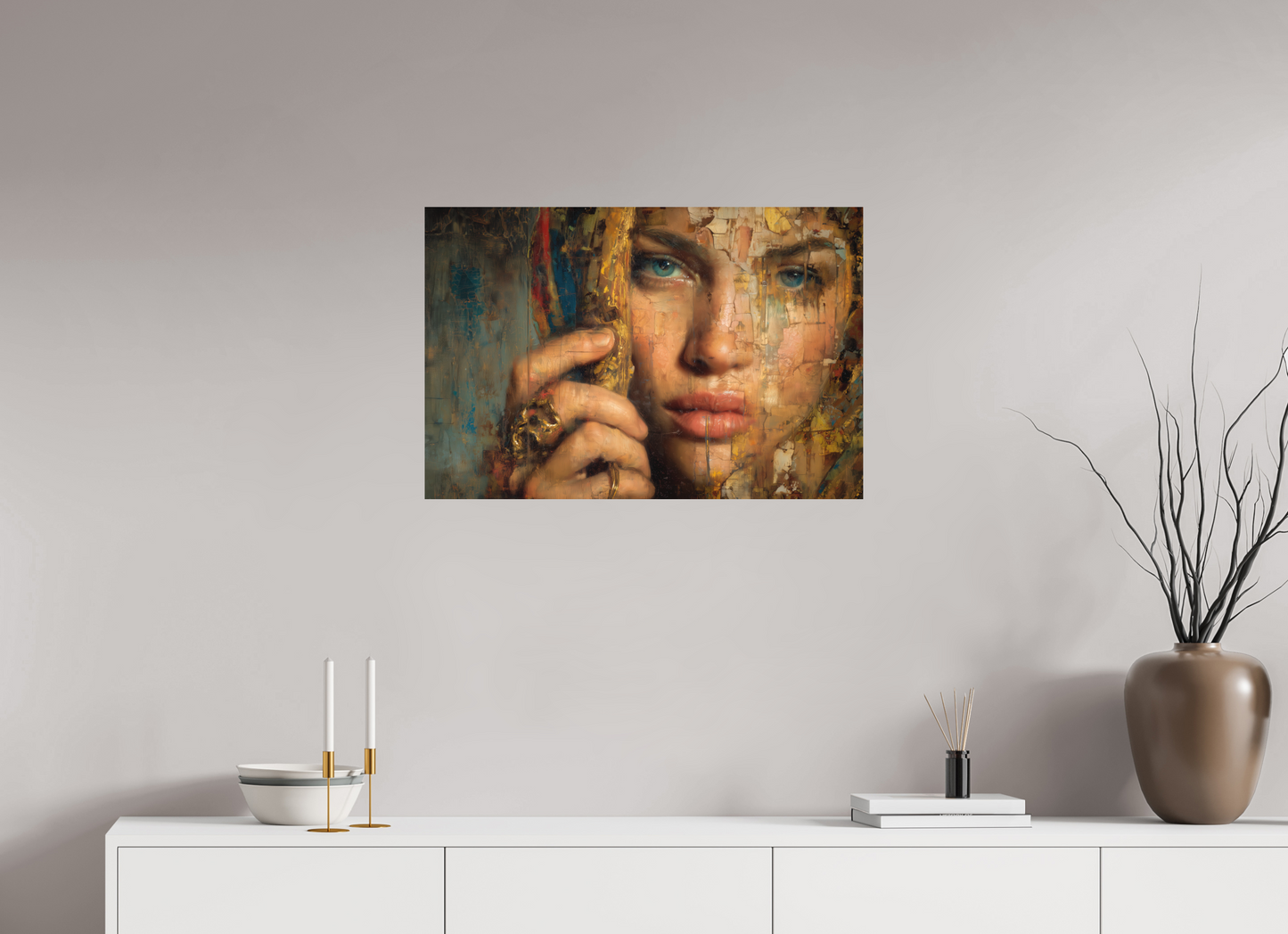 75 x 50 cm, Fine Art Canson Photographique su alluminio dibond Beyond the eyes