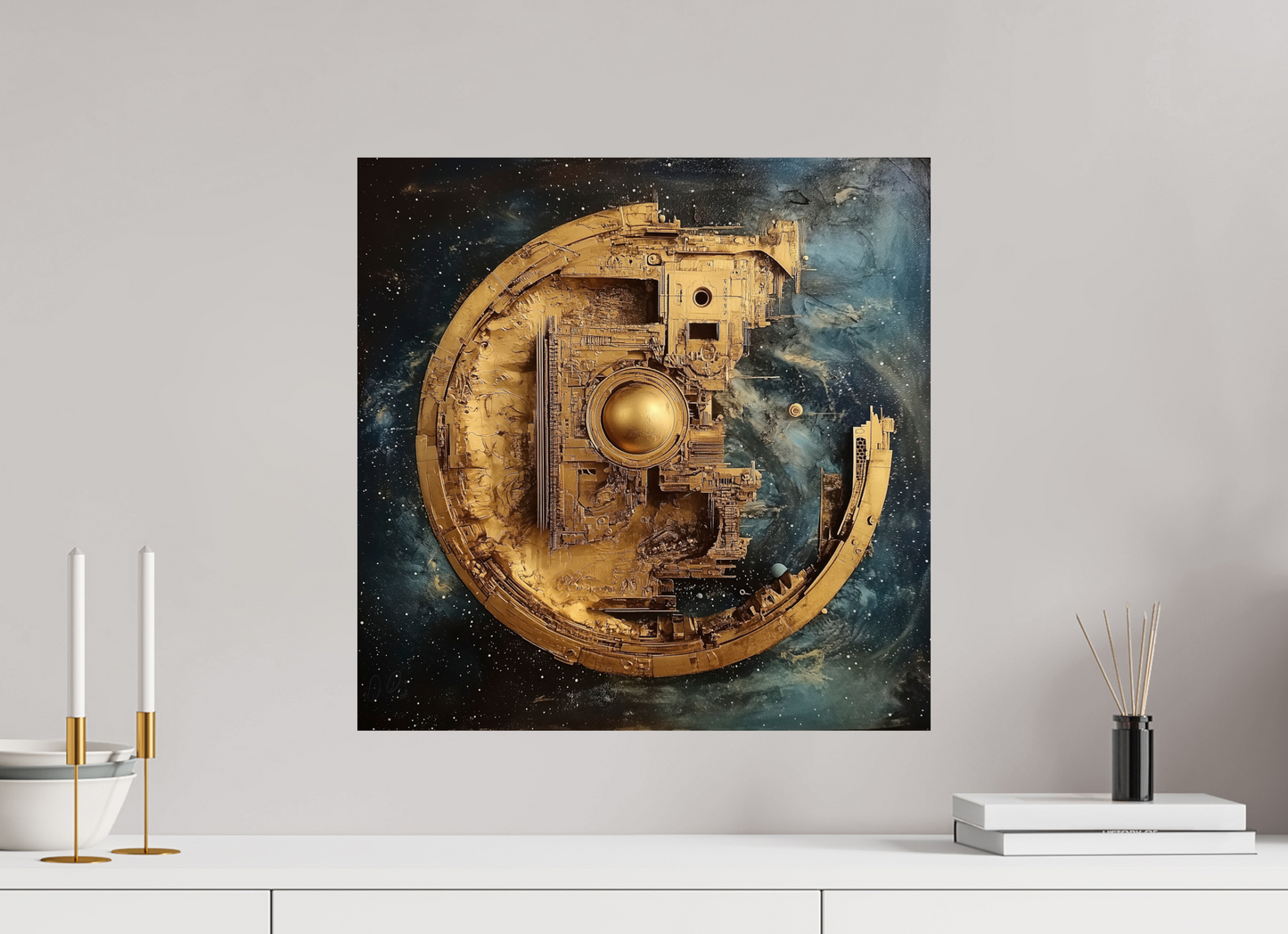 50 x 50 cm, Fine Art Pearl su alluminio dibond Dyson Reverie