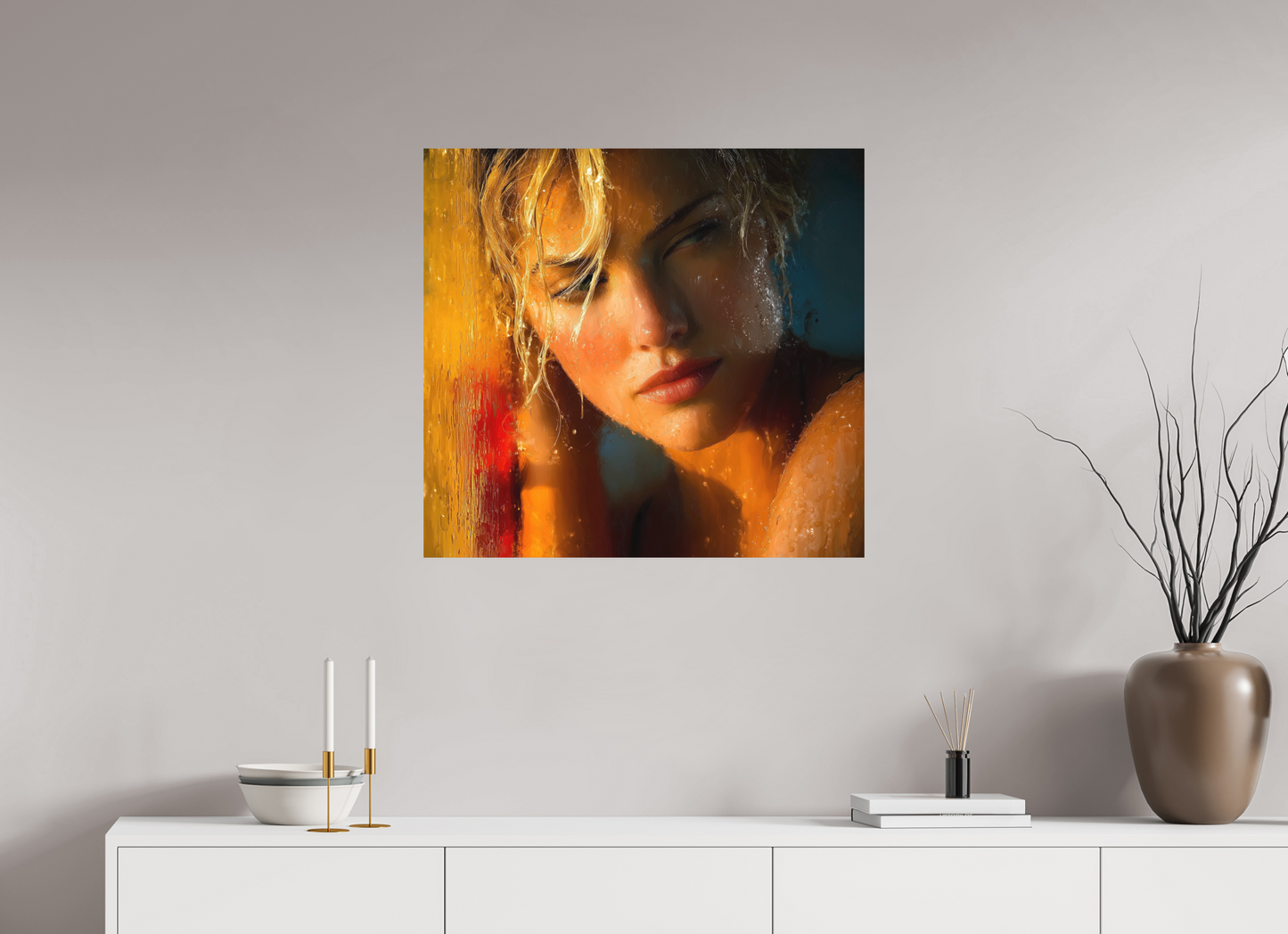 75,4 x 70 cm, Stampa diretta su alluminio Dibond Douceur Mélancolique