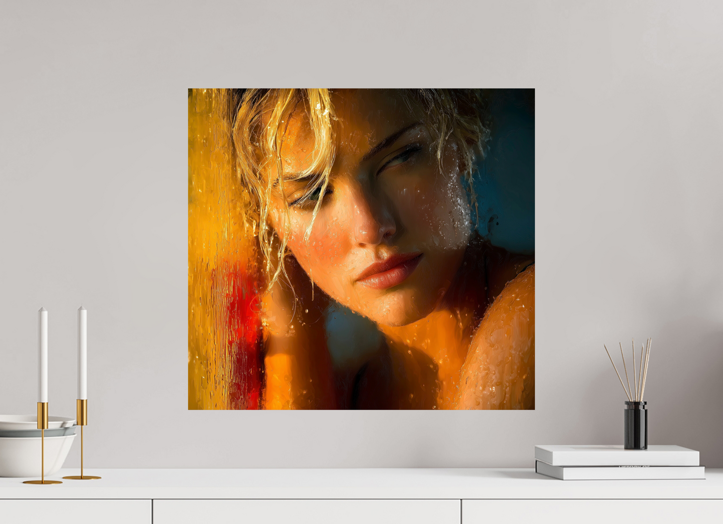 53,9 x 50 cm, Fine Art Pearl su alluminio dibond Douceur Mélancolique