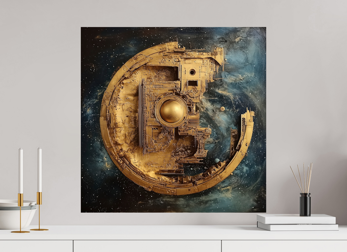 60 x 60 cm, Fine Art Pearl su alluminio dibond Dyson Reverie