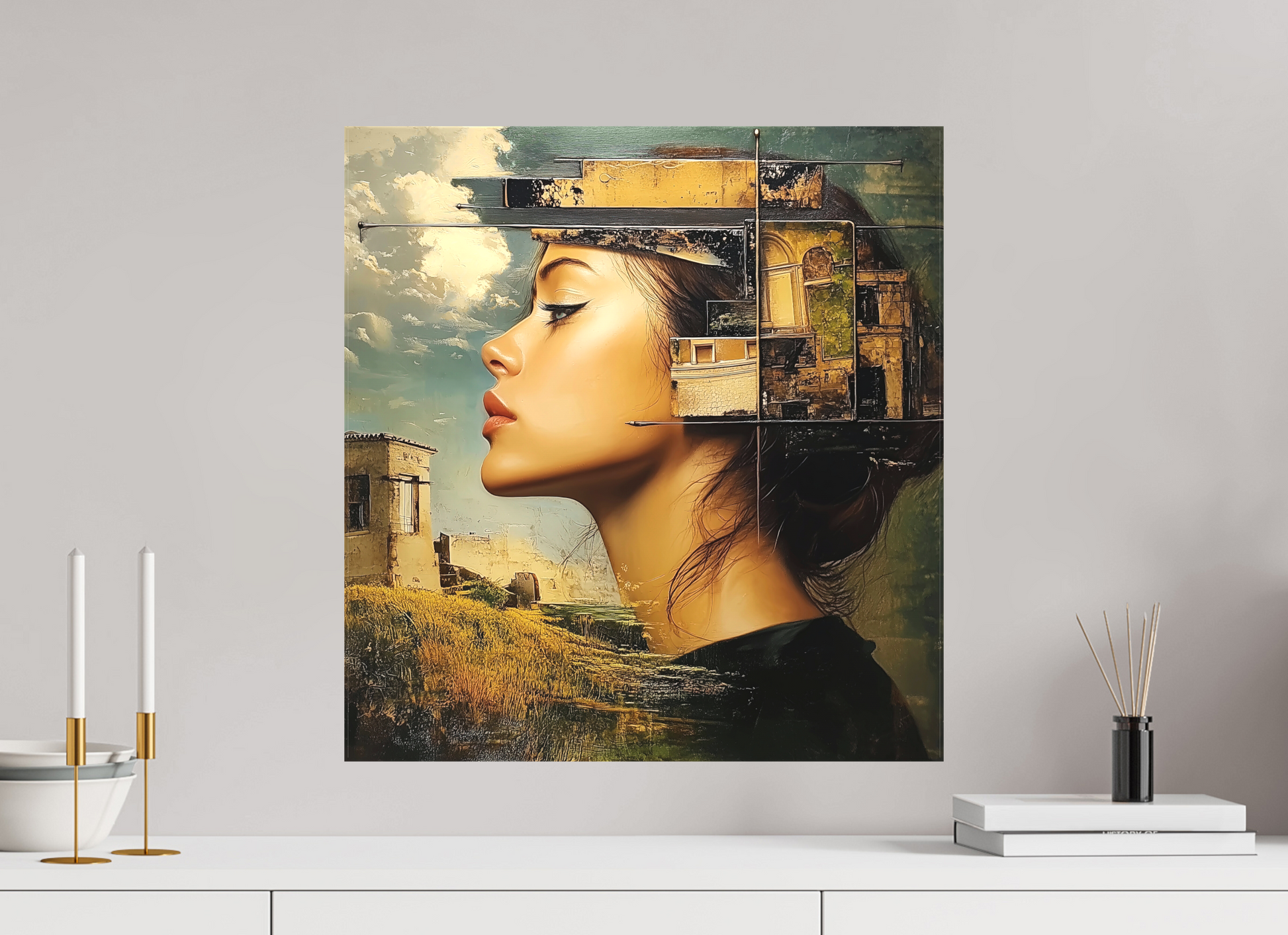 50 x 53 cm, TELA OPACA SU TELAIO DayDream