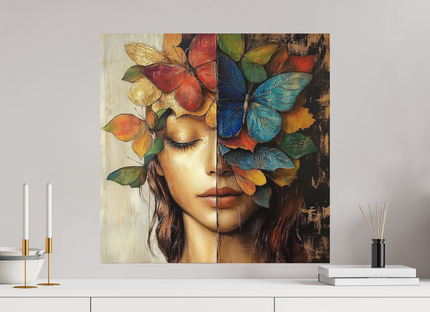 60 x 60 cm, Fine Art Canson Photographique su alluminio dibond The Flower