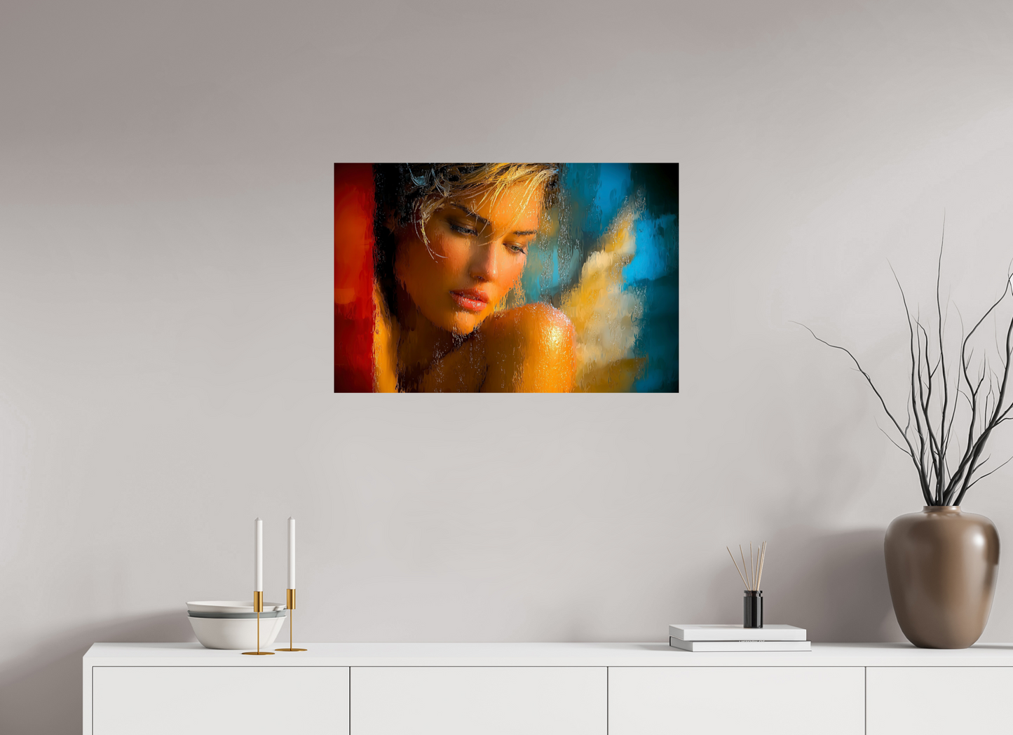 75 x 50 cm, Fine Art Print Baryta su alluminio dibond Wings of Light