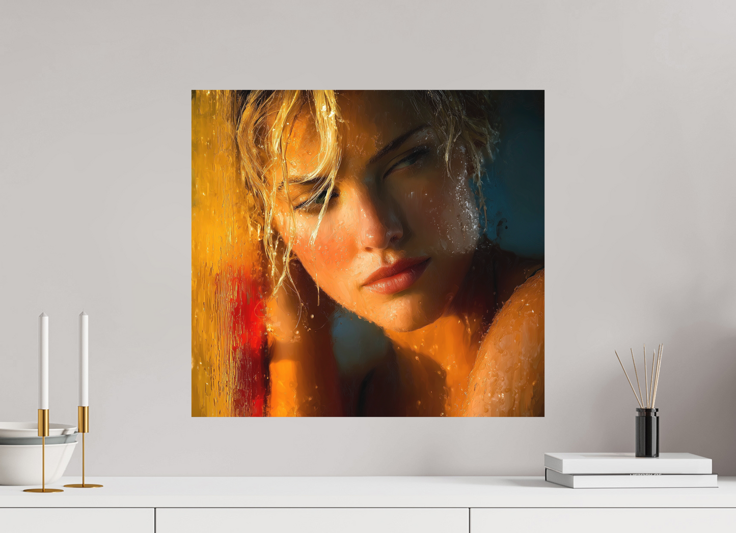 53,9 x 50 cm, Stampa diretta su alluminio Dibond Douceur Mélancolique