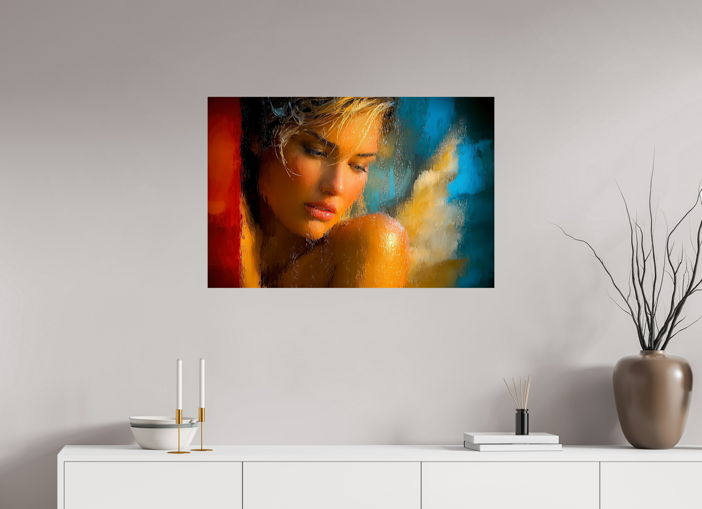 90 x 60 cm, Fine Art Pearl su alluminio dibond Wings of Light