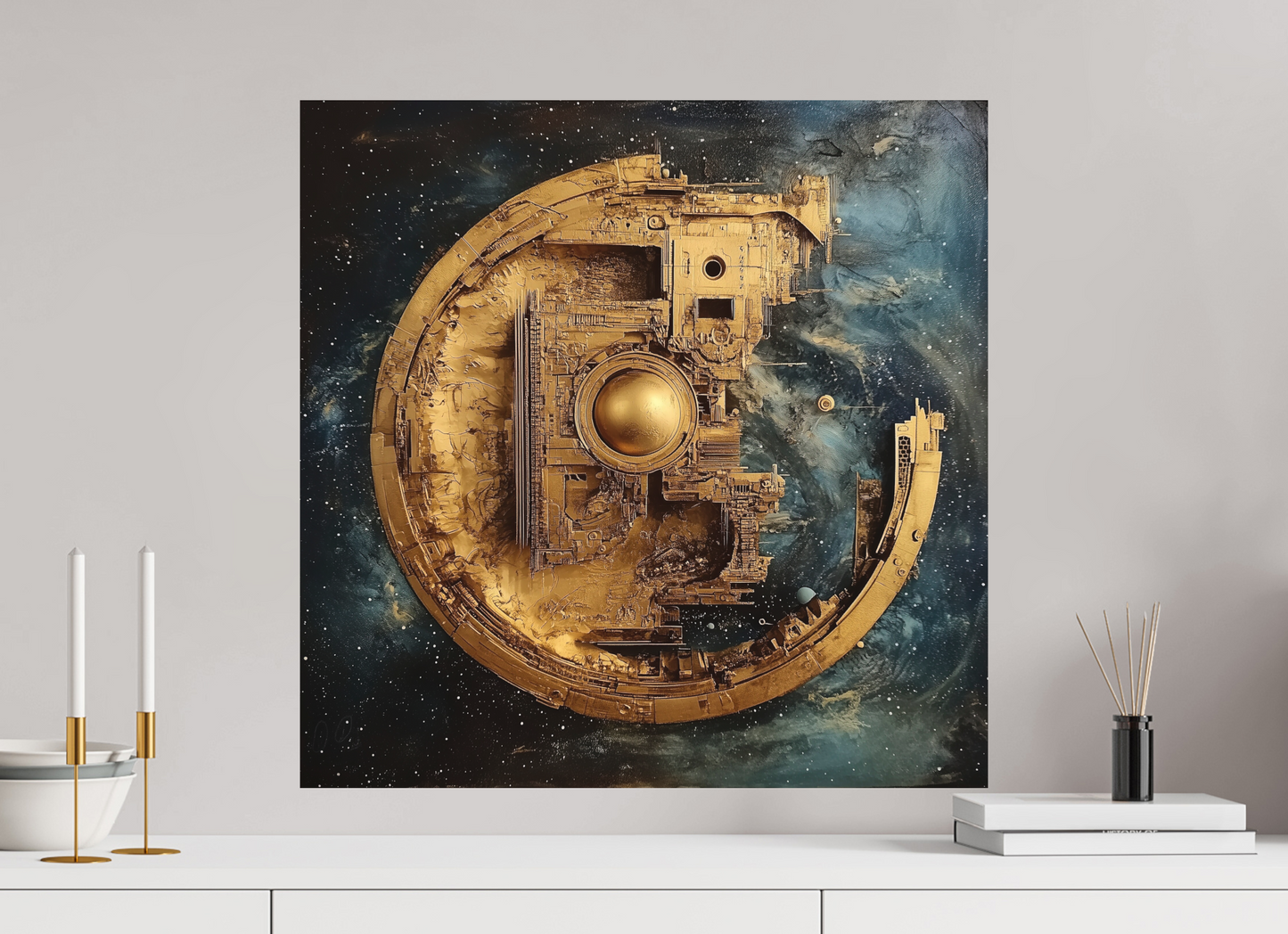 60 x 60 cm, Stampa diretta su alluminio Dibond Dyson Reverie