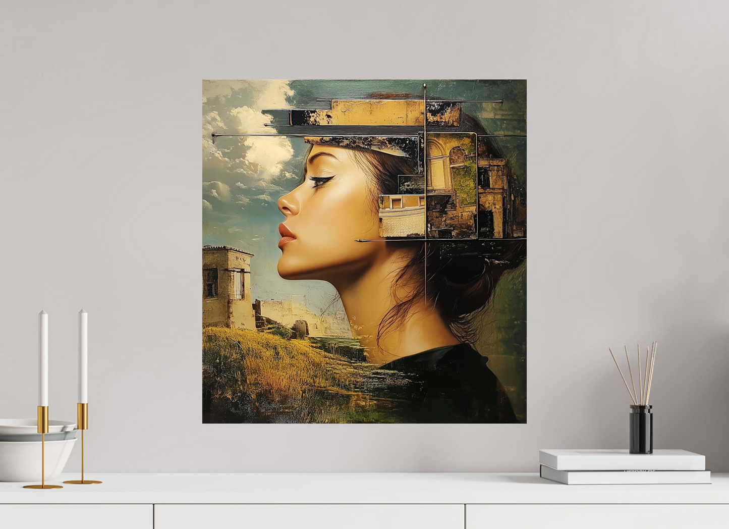 50 x 53 cm, Fine Art Print Baryta su alluminio dibond DayDream