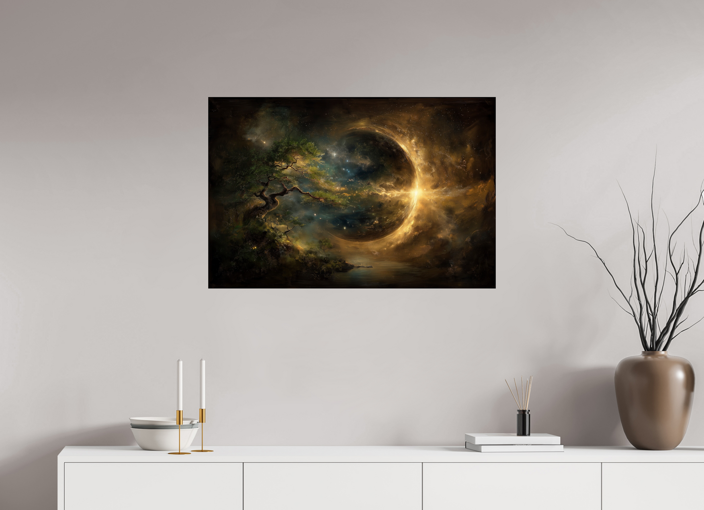 90 x 60 cm, Fine Art Pearl su alluminio dibond Tree of Life