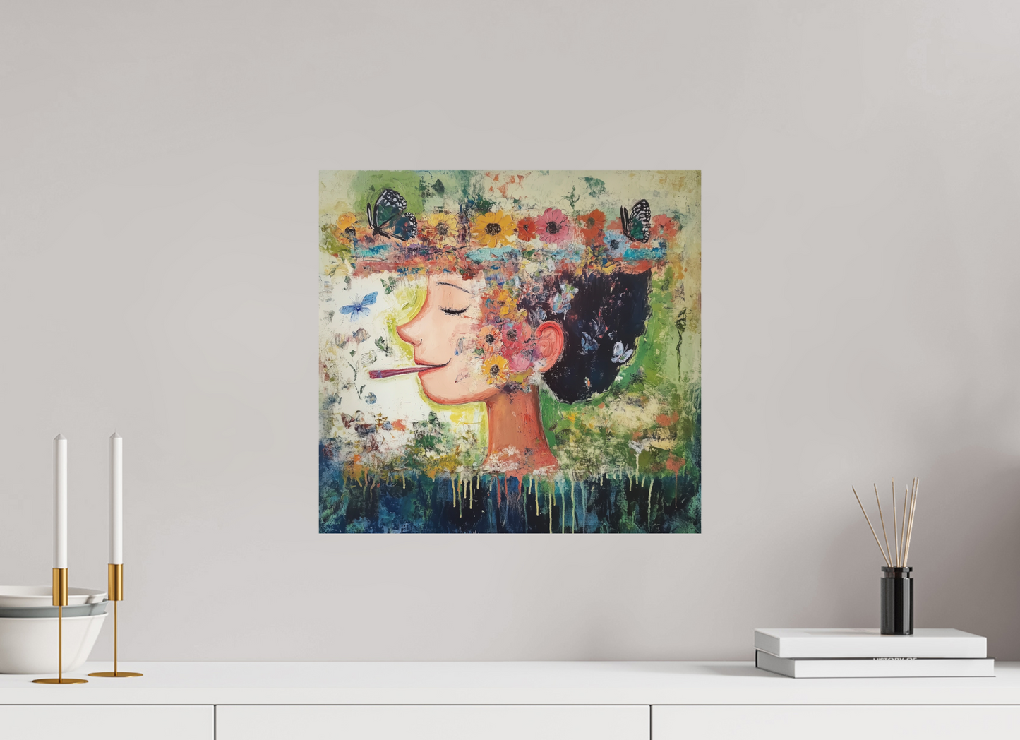 42,1 x 40 cm, Stampa diretta su alluminio Dibond Miss Nanchè