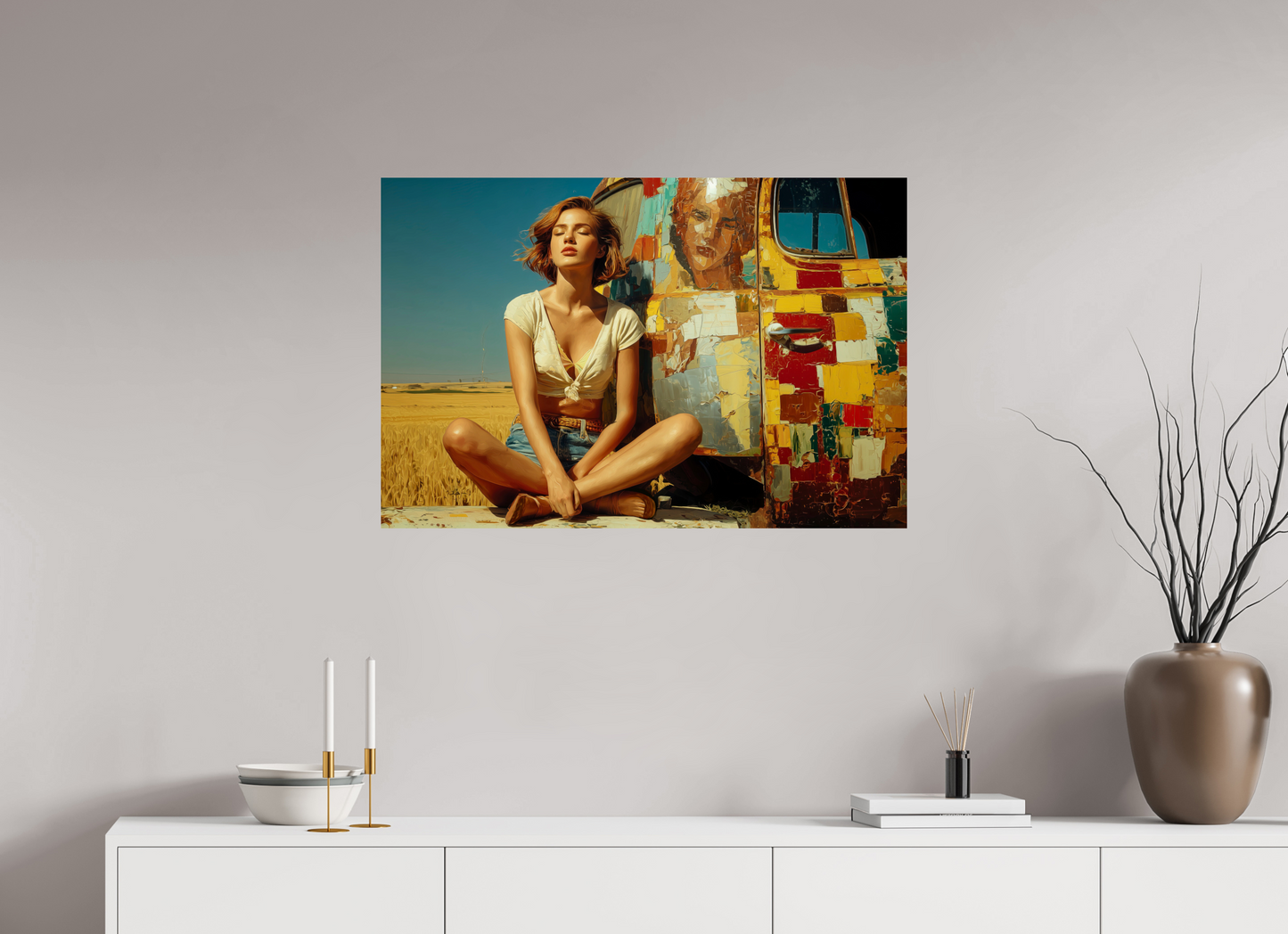 90 x 60 cm, Fine Art Print Baryta su alluminio dibond Harvest of Moments