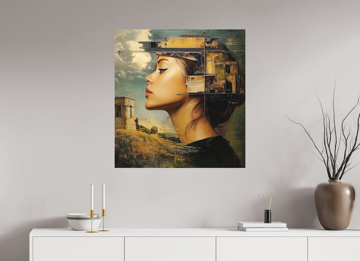 80 x 84,8 cm, Fine Art Canson Photographique su alluminio dibond DayDream