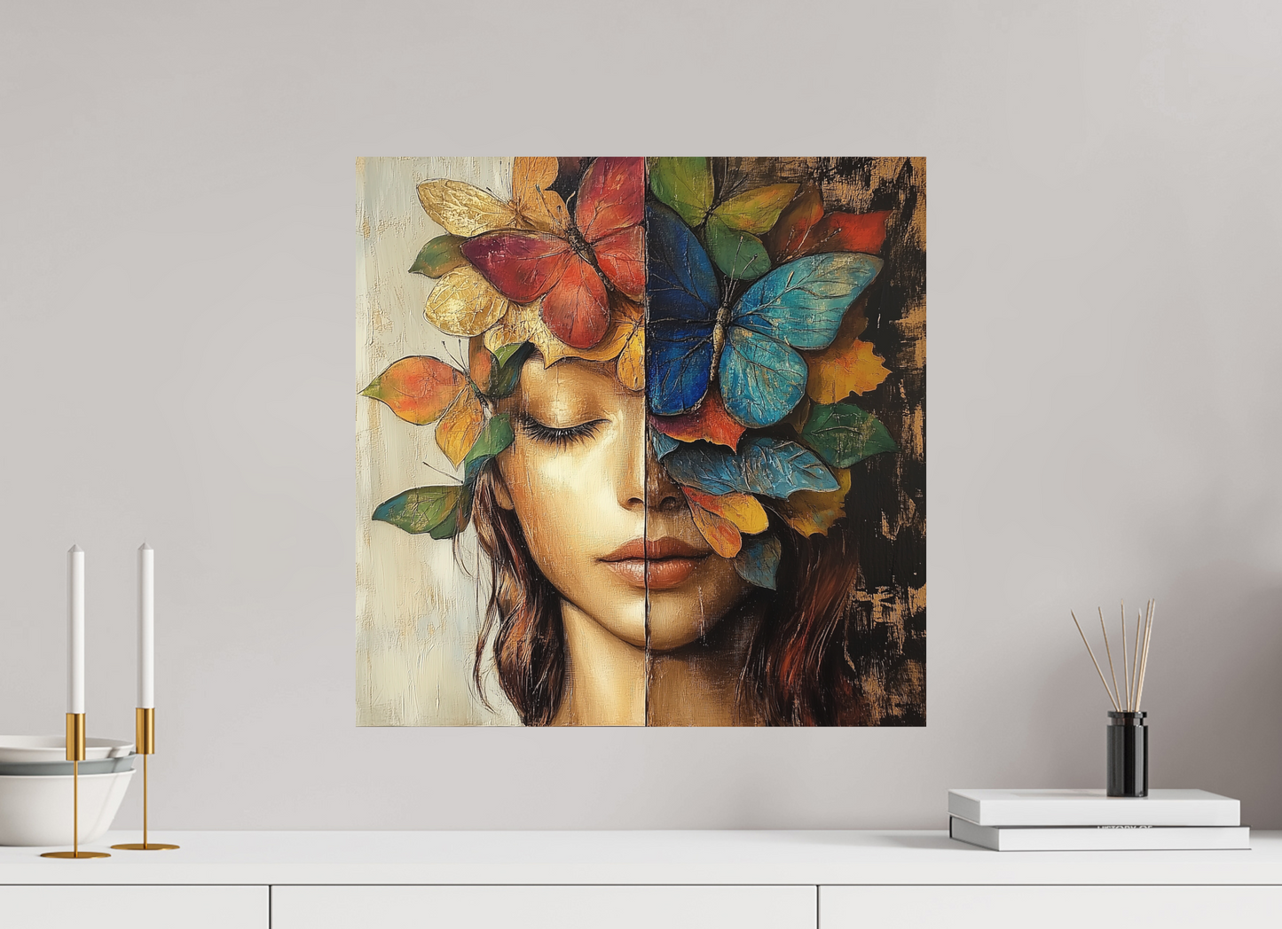 50 x 50 cm, Fine Art Canson Photographique su alluminio dibond The Flower