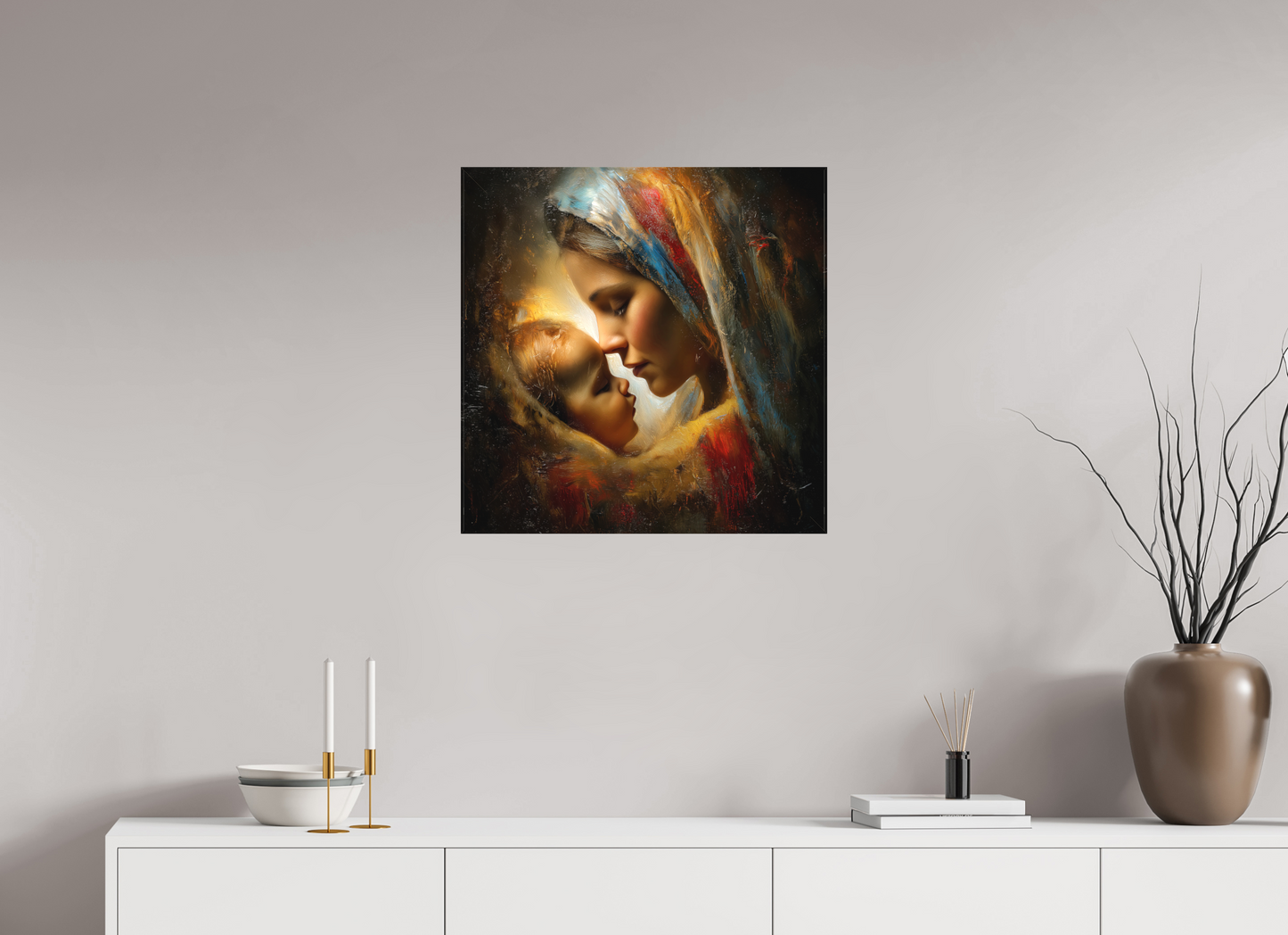 60 x 60 cm, TELA OPACA 6 CM Primo Abbraccio