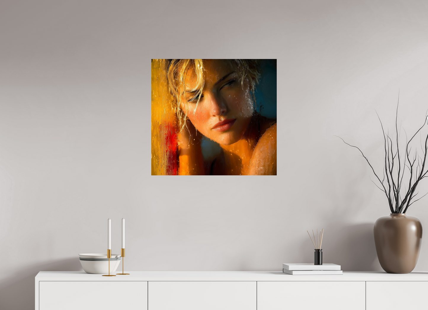 64,6 x 60 cm, Fine Art Print Baryta su alluminio dibond Douceur Mélancolique