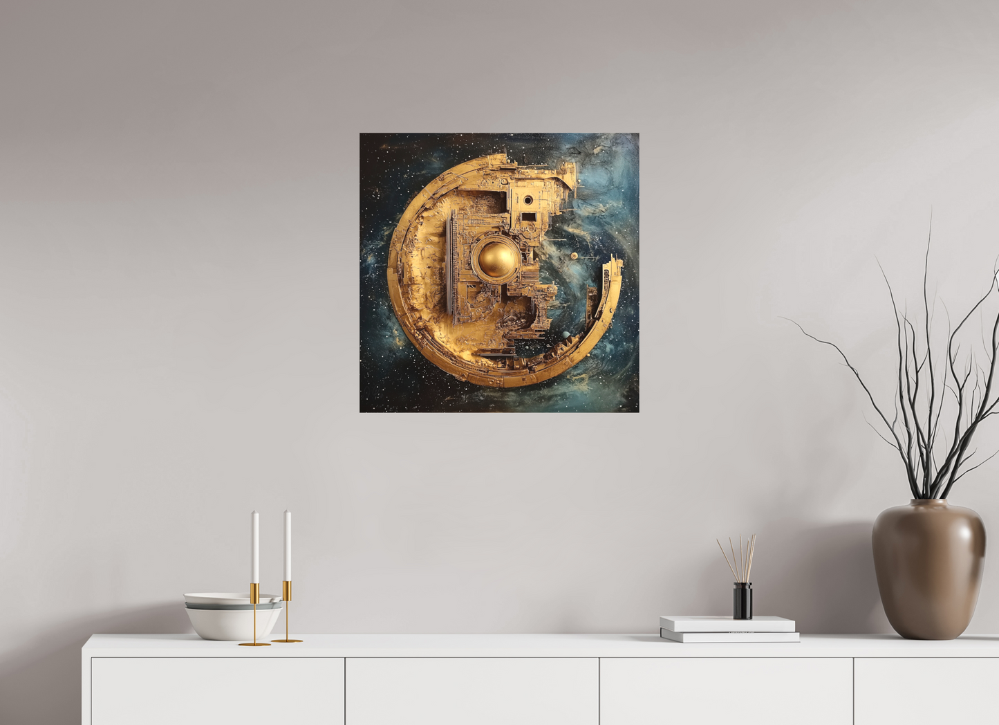 60 x 60 cm, TELA OPACA SU TELAIO Dyson Reverie