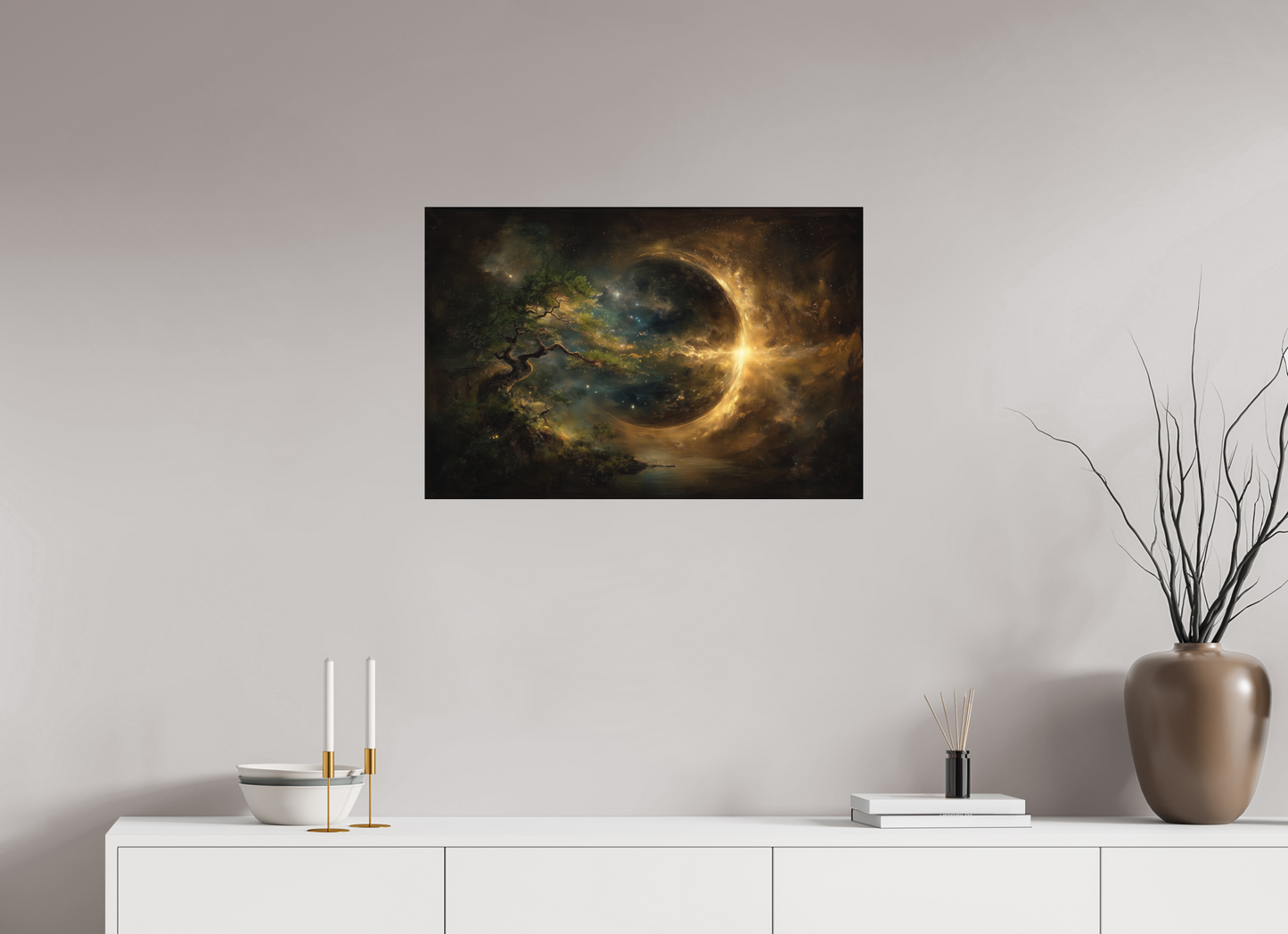 75 x 50 cm, Stampa diretta su alluminio Dibond Tree of Life