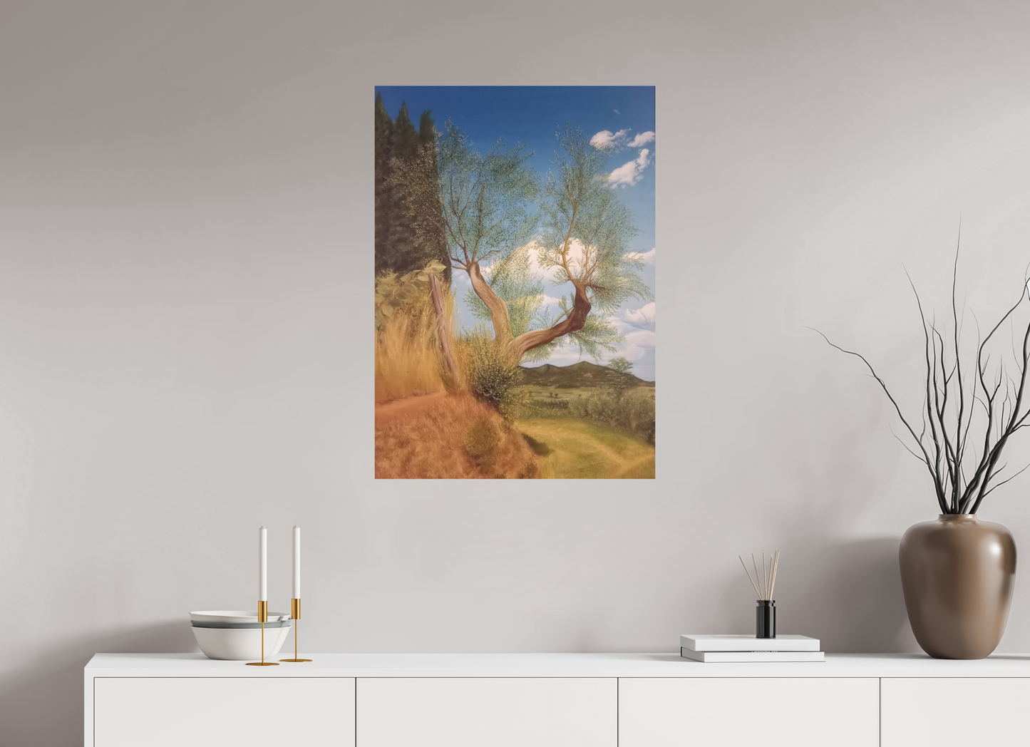 60 x 84,1 cm, Stampa diretta su alluminio Dibond De Natura Olivae