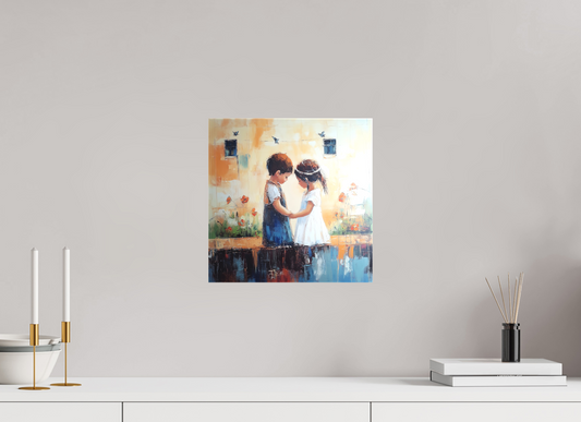 30 x 30 cm, TELA OPACA SU TELAIO The Promise