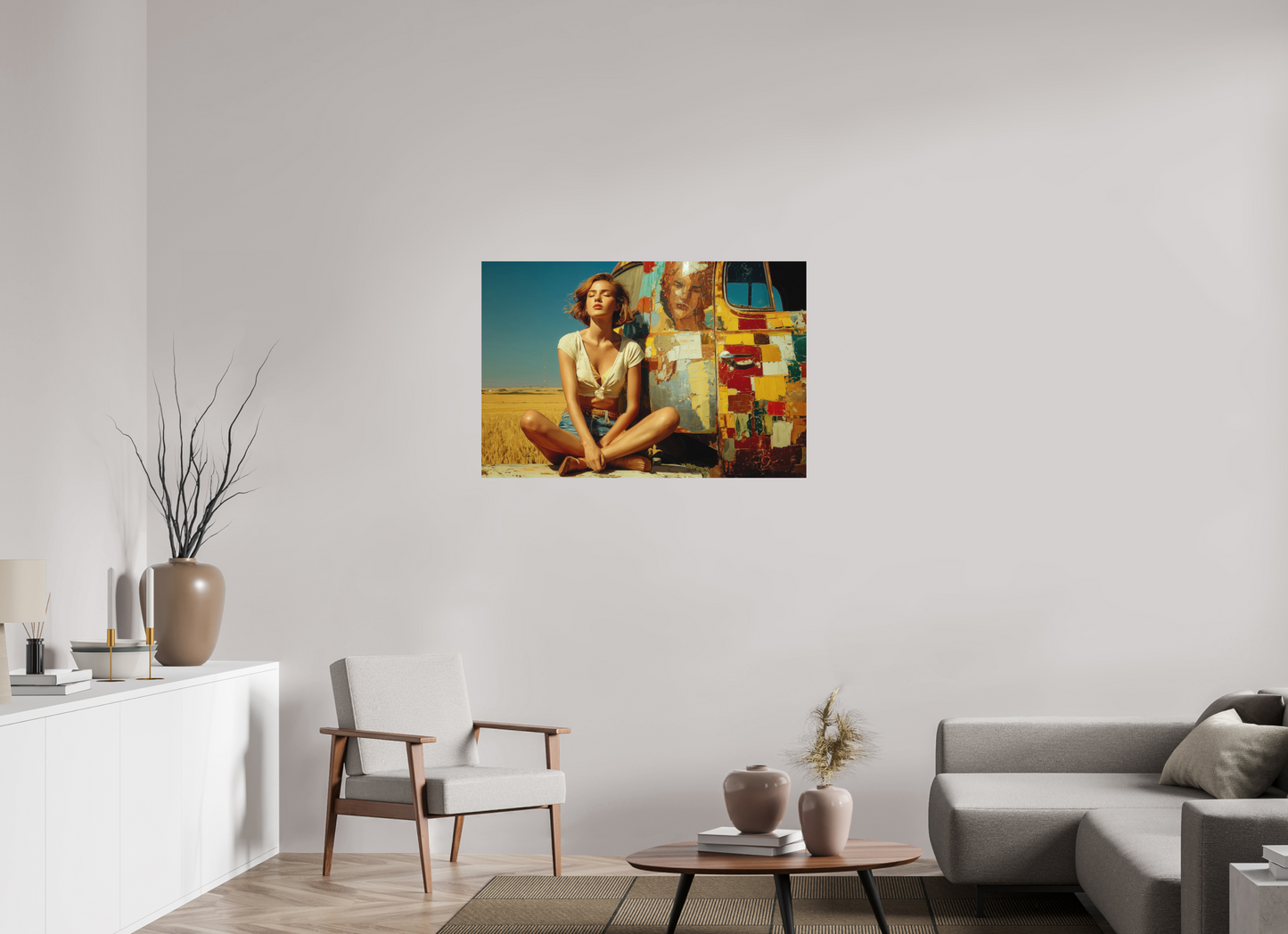 105 x 70 cm, Fine Art Canson Photographique su alluminio dibond Harvest of Moments