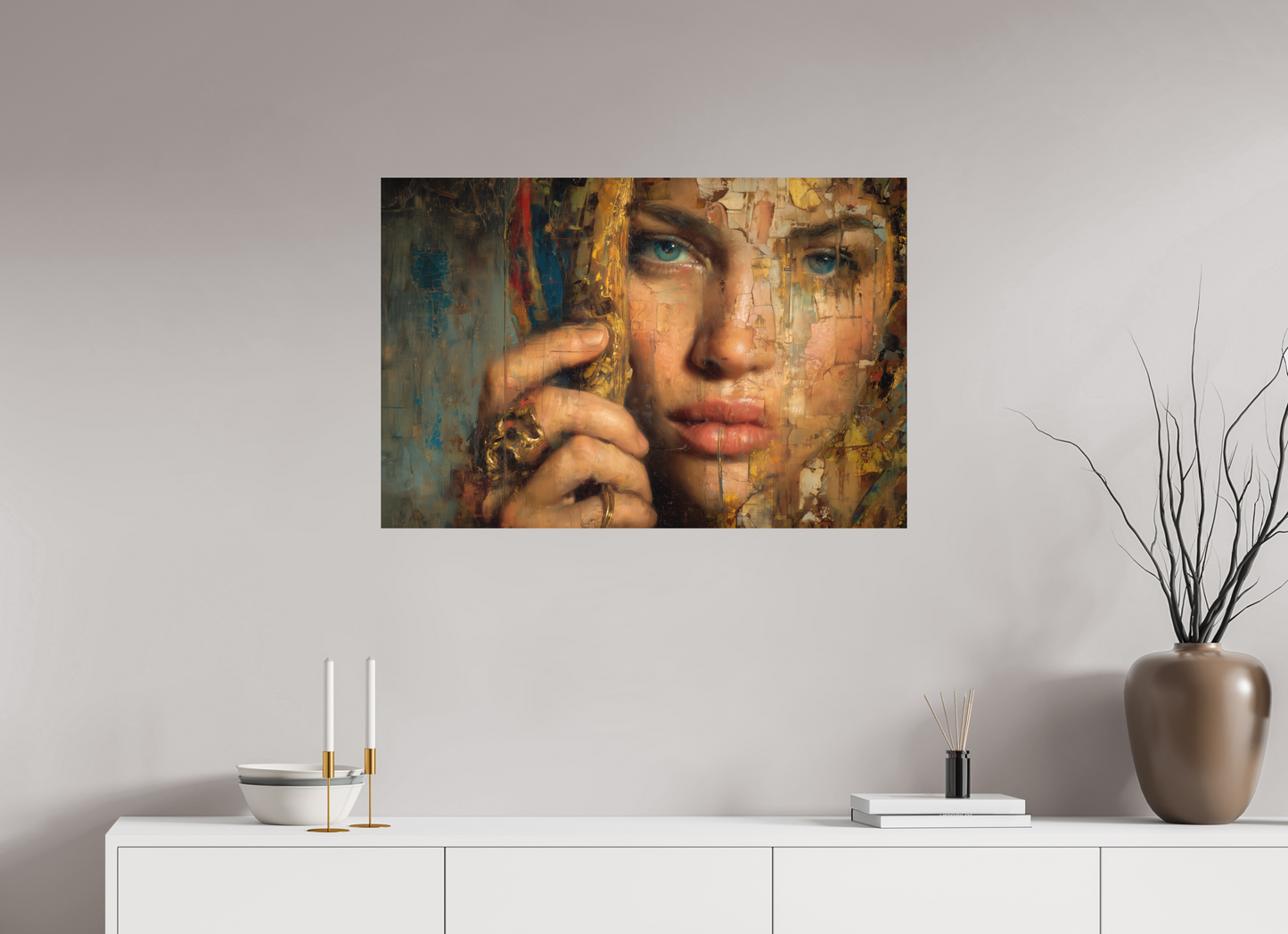 90 x 60 cm, Stampa diretta su alluminio Dibond Beyond the eyes