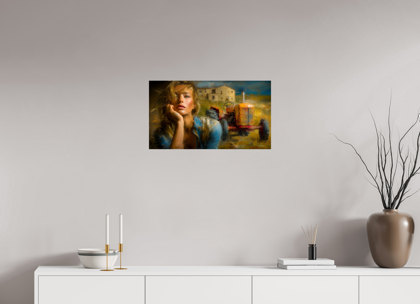 64 x 36 cm, Fine Art Print Baryta su alluminio dibond Wild Flower