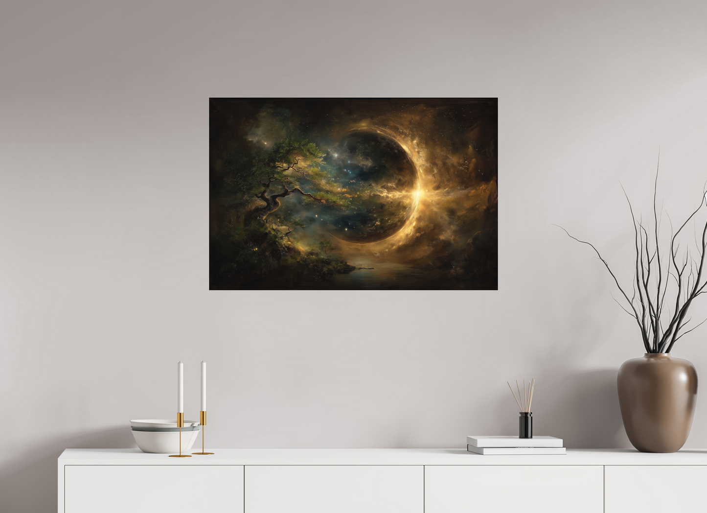 90 x 60 cm, Stampa diretta su alluminio Dibond Tree of Life