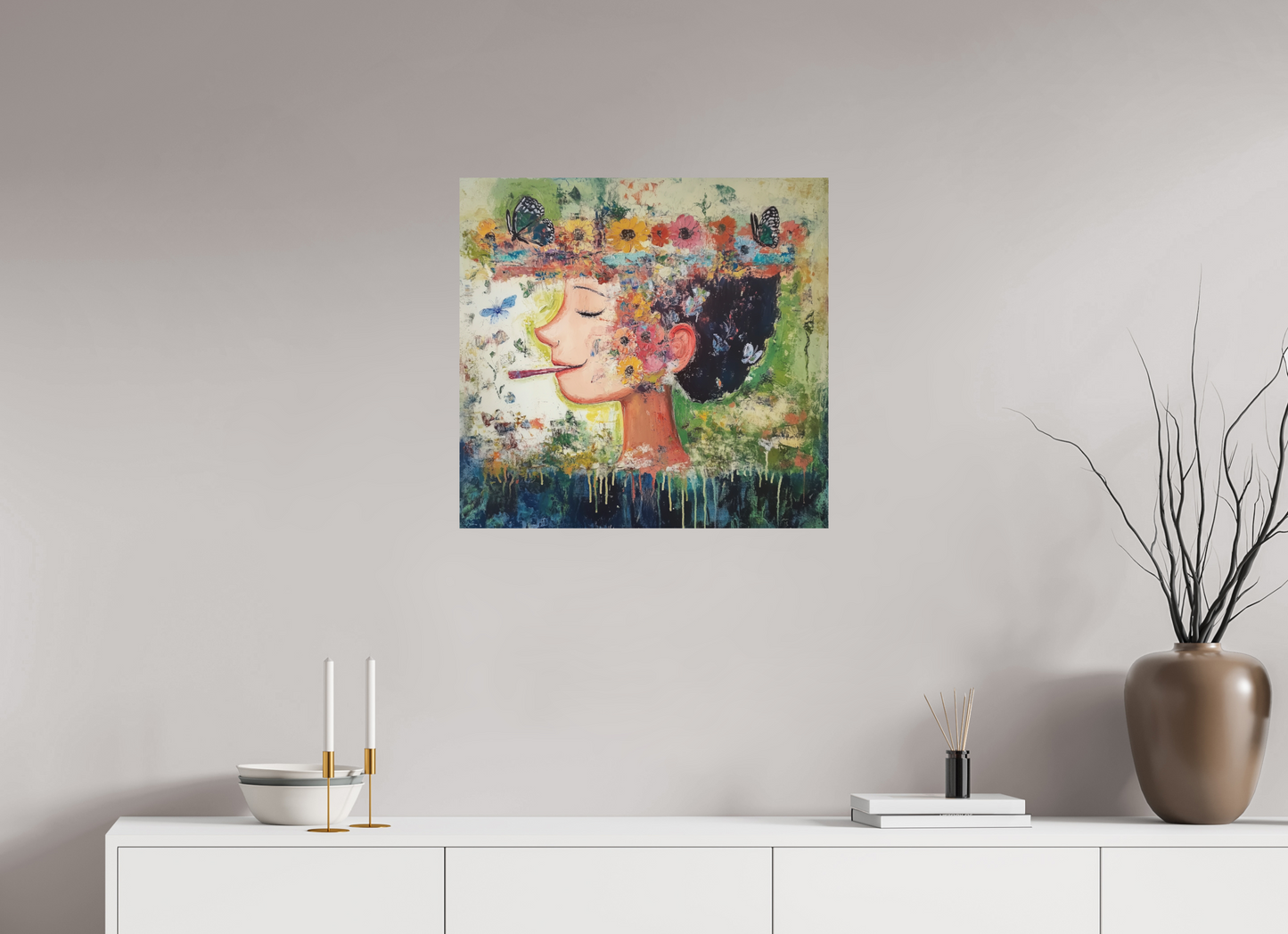 63,1 x 60 cm, Stampa diretta su alluminio Dibond Miss Nanchè