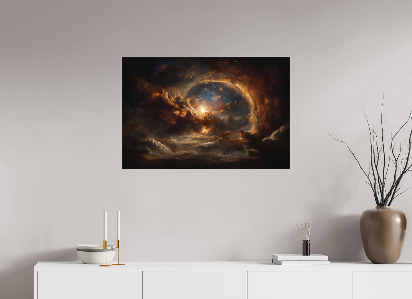 90 x 60 cm, Fine Art Canson Arches Aquarelle Rag su alluminio dibond Primordial