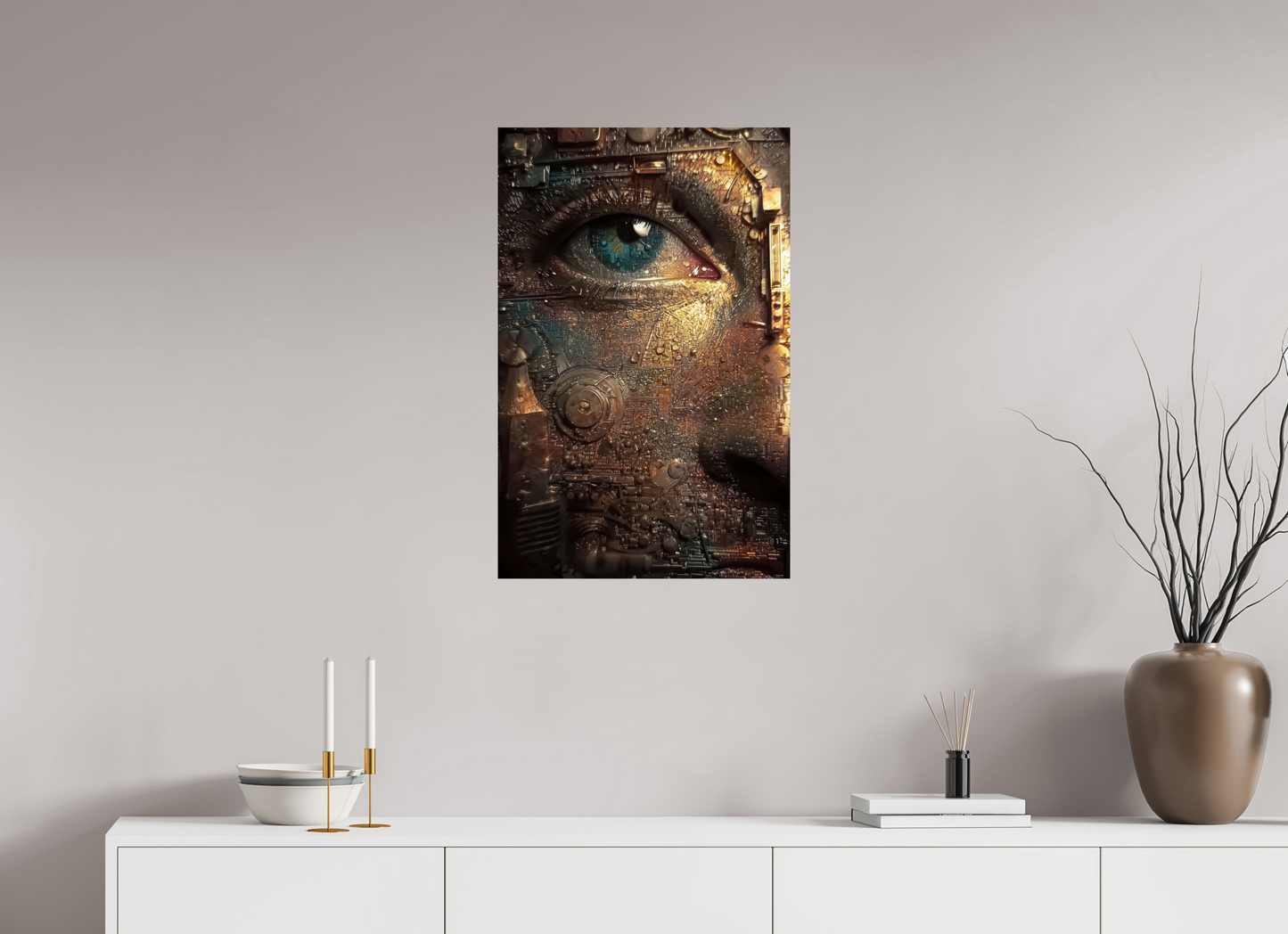 50 x 77,2 cm, Fine Art Pearl su alluminio dibond Awakening of Vision