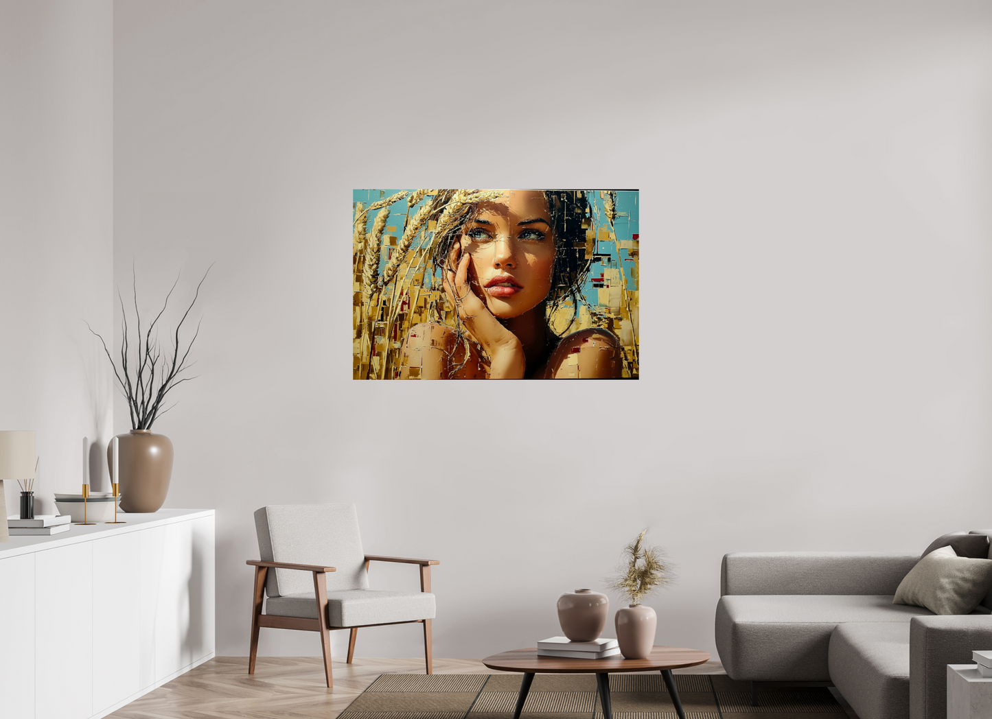 120 x 80 cm, Fine Art Print Baryta su alluminio dibond In the Field