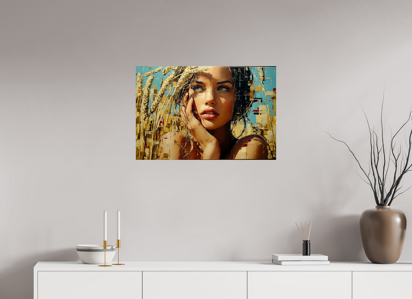 75 x 50 cm, Fine Art Print Baryta su alluminio dibond In the Field