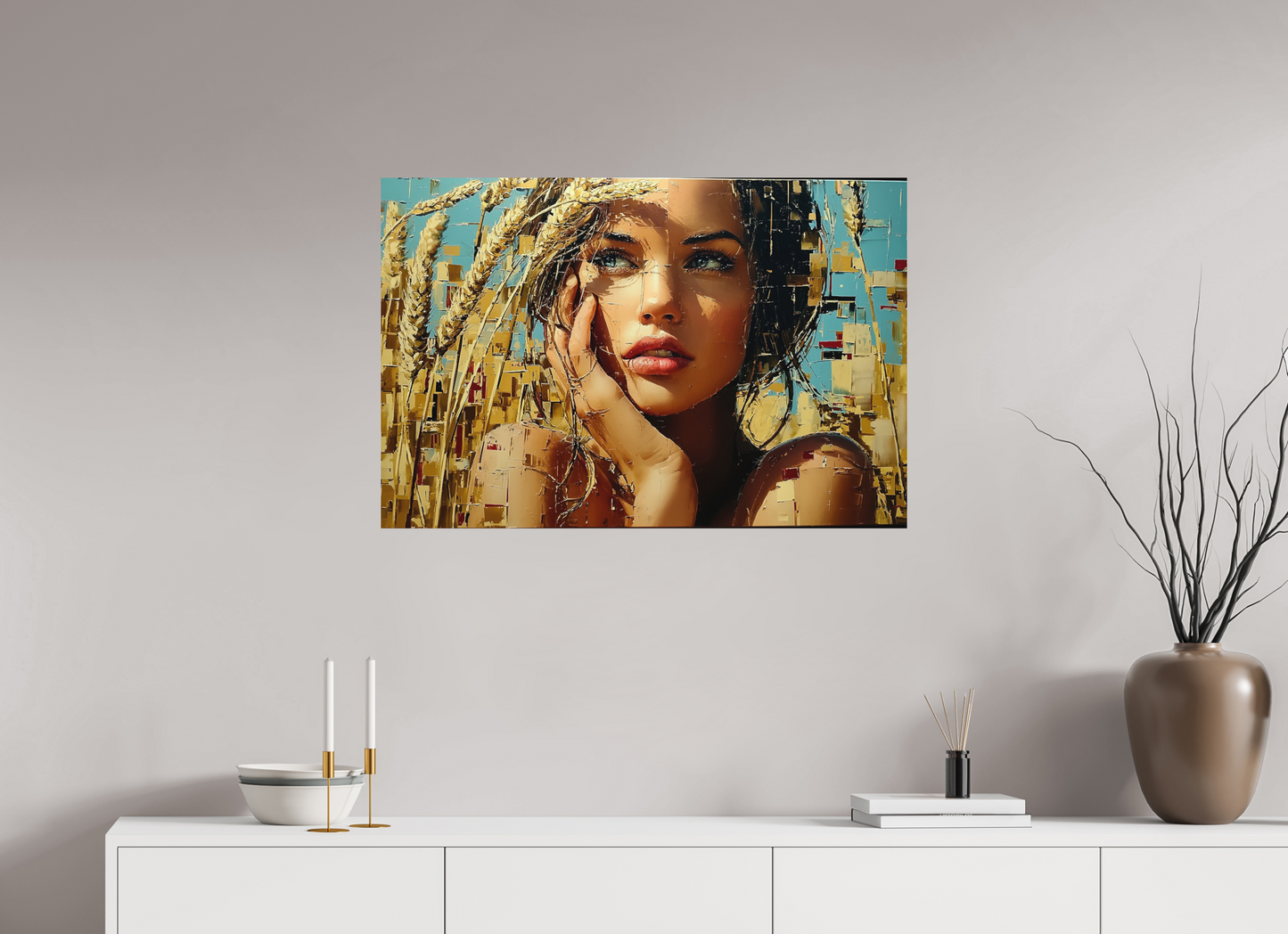 90 x 60 cm, Fine Art Canson Photographique su alluminio dibond In the Field